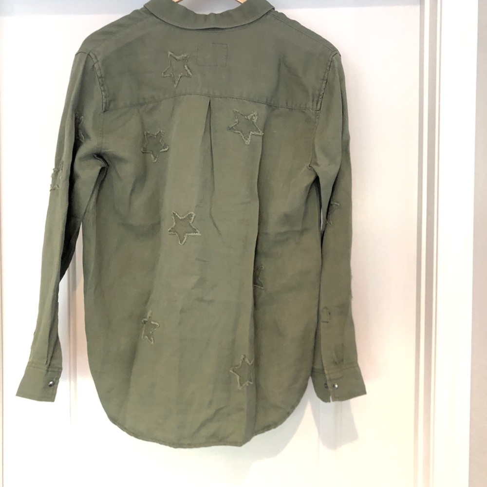 Rails Marcel Star Embroidered Snap Front Shirt. - image 6